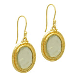 Prehnite Dangle Earrings