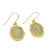 Prehnite Dangle Earrings