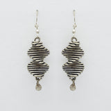 Spiral Fringe Dangle Earrings