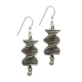 Spiral Fringe Dangle Earrings