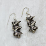 Spiral Fringe Dangle Earrings