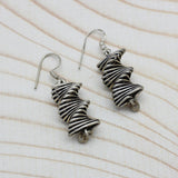 Spiral Fringe Dangle Earrings