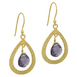 925 Sterling Silver Natural Amethyst Earrings