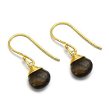 Smoky Labradorite Dangle Earrings