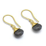 Smoky Labradorite Dangle Earrings