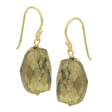 Pyrite Dangle Earrings