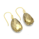 Pyrite Dangle Earrings