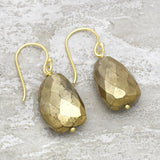 Pyrite Dangle Earrings