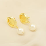 Baroque Pearl Stud Earrings