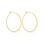 Dainty Thin Textured Hoop Earrings - La Vitá Jewels