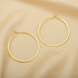 Classic Thin Hoop Earrings