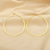 Classic Thin Hoop Earrings