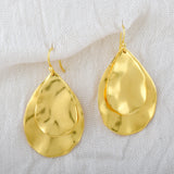 Handmade  Double Leaf Dangle Earrings