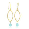 Coastal Charm Aqua Earrings - La Vitá Jewels