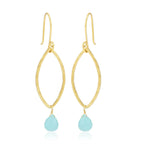 Coastal Charm Aqua Earrings - La Vitá Jewels