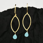 Coastal Charm Aqua Earrings - La Vitá Jewels