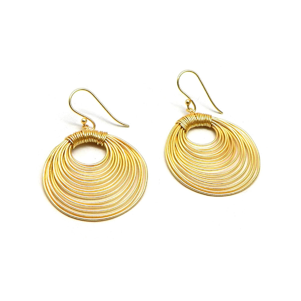 Wire Wrap Dangle Earrings - La Vitá Jewels