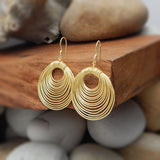 Wire Wrap Dangle Earrings