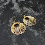 Wire Wrap Dangle Earrings