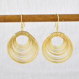 Wire Wrap Dangle Earrings