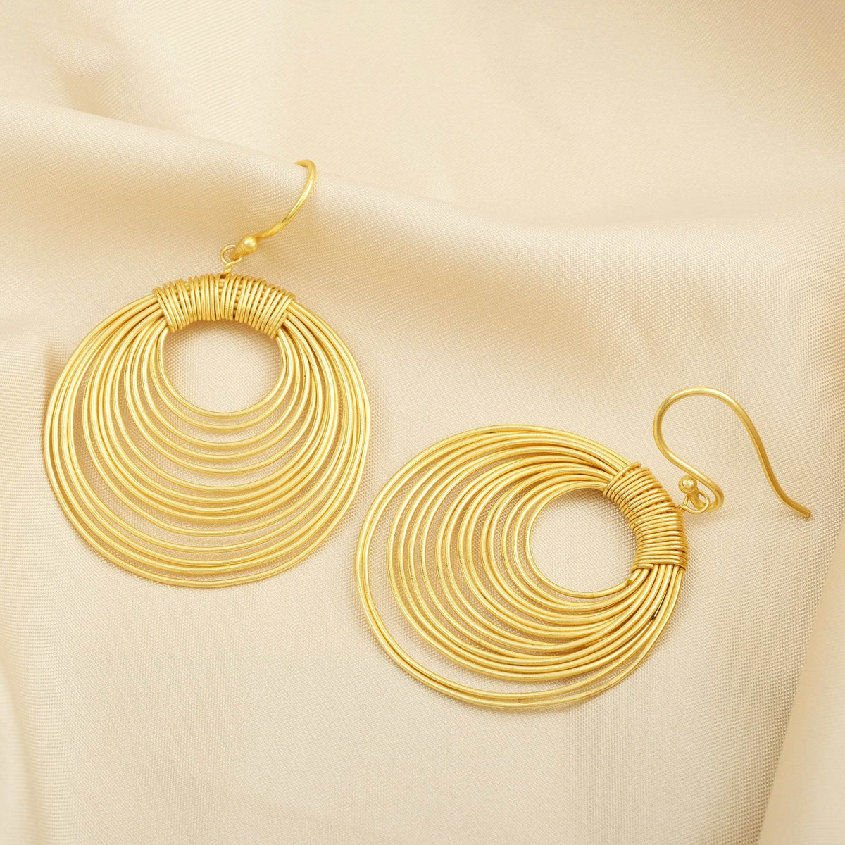 Wire Wrap Dangle Earrings - La Vitá Jewels