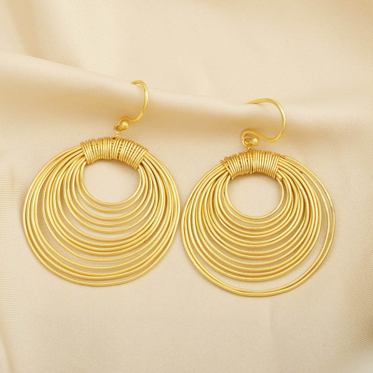 Wire Wrap Dangle Earrings - La Vitá Jewels