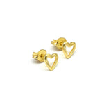 Heart Shape Stud Earrings