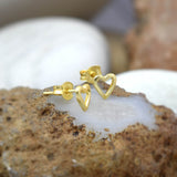 Heart Shape Stud Earrings