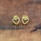 Heart Shape Stud Earrings