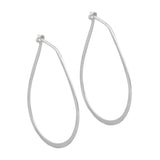 Hammered Hoop Earrings