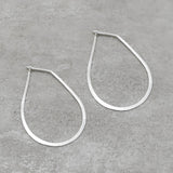 Hammered Hoop Earrings