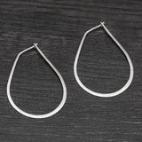 Hammered Hoop Earrings