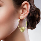 Handmade Hoop Earrings Women Accessory