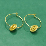 Handmade Hoop Earrings Women Accessory