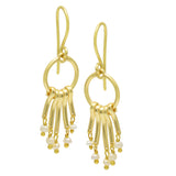 Pearl fringe Dangle Earrings