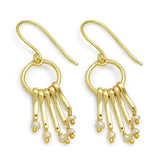 Pearl fringe Dangle Earrings