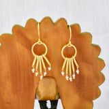 Pearl fringe Dangle Earrings