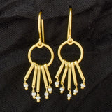 Pearl fringe Dangle Earrings