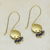 Iolite Dangle Earrings