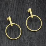 Metal Stud Earrings