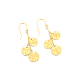 Textured Disc Earrings