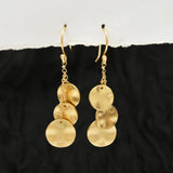 Textured Disc Earrings