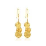 Textured Disc Earrings