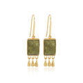 Sterling Silver Ghungroo Vasonite Earrings - La Vitá Jewels