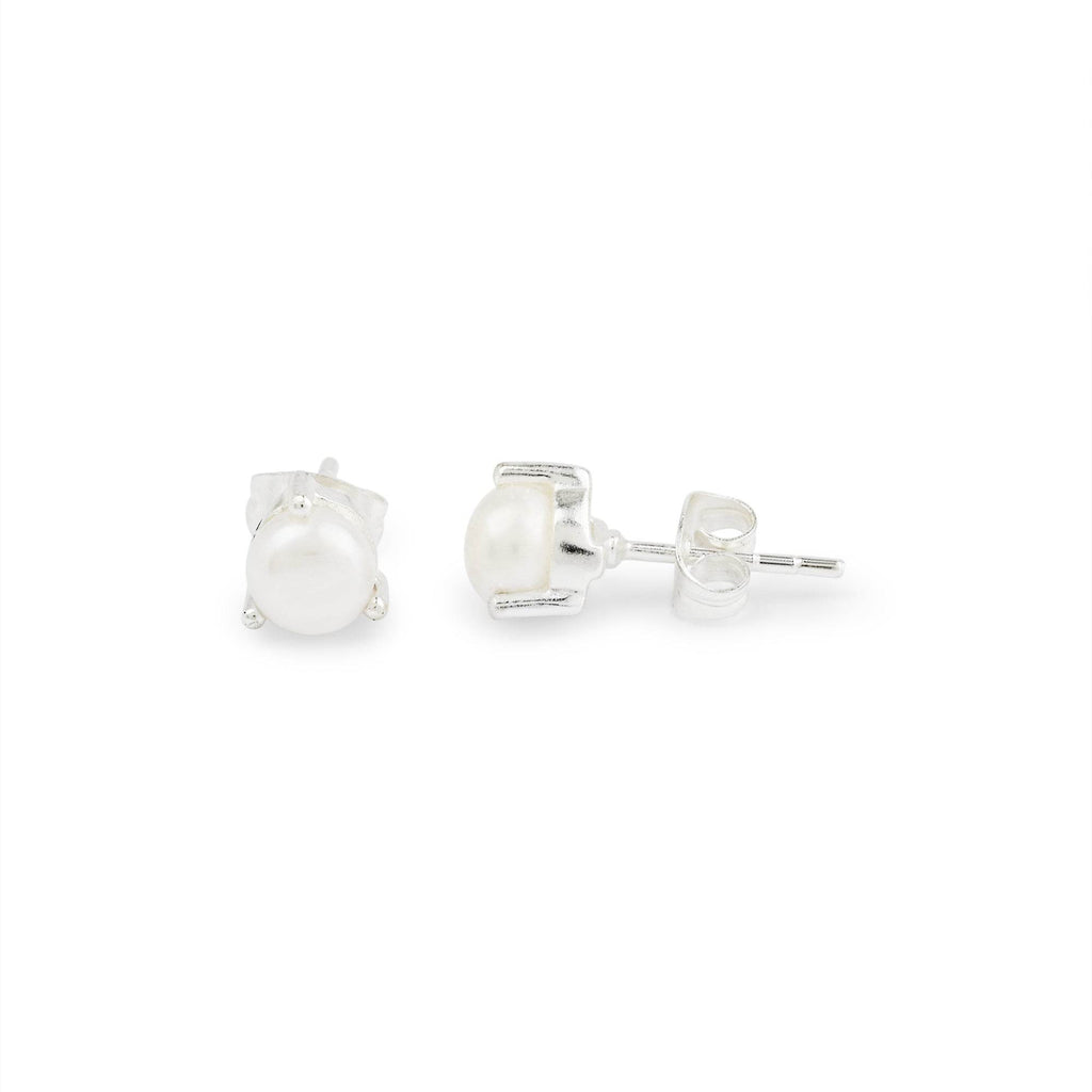 Natural Pearl Stud Earrings - La Vitá Jewels