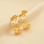 Flora Hoop Earrings - La Vitá Jewels