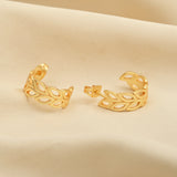 Flora Hoop Earrings
