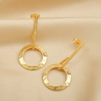 Parnika Textured Earrings - La Vitá Jewels