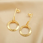 Parnika Textured Earrings - La Vitá Jewels