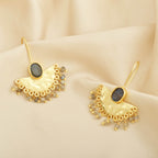 Labradorite Radiant Gemstone Earrings - La Vitá Jewels